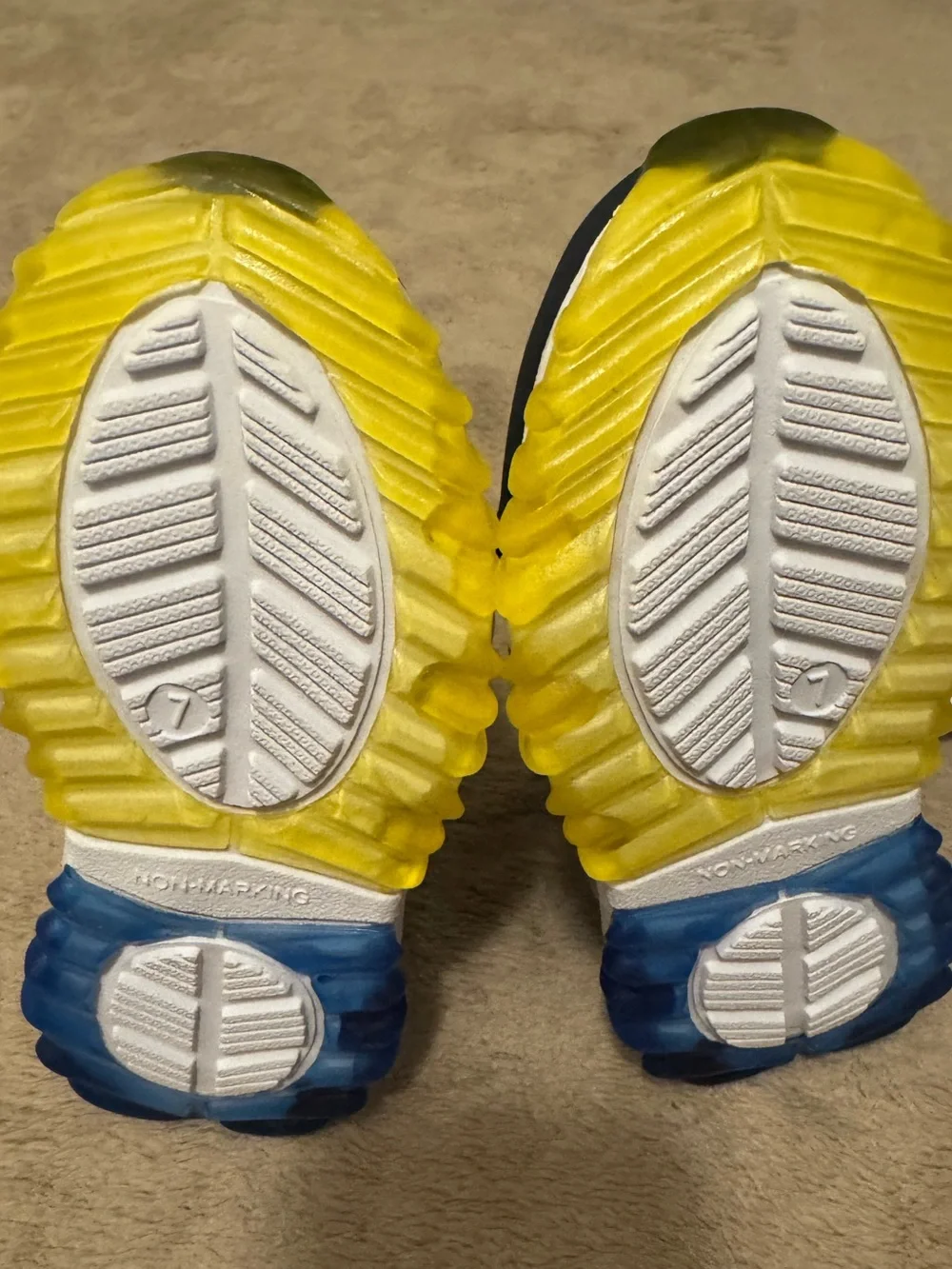 Paw Patrol Navy and Yellow Kids Sneakers with Paw Accent